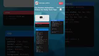 ????source code???? css button animation #coding #shorts #developer #code #technology #html #css #cs