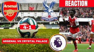 Arsenal vs Crystal Palace 4-1 Live Stream Premier league Football EPL Commentary Gunners highlights