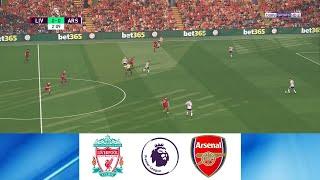 Liverpool vs Arsenal 2-2 Premier League 2023 - Full Match | Efootball 21 Gameplay