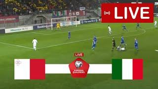 Malta vs Italy LIVE | UEFA Euro Qualifiers 2024 | Match LIVE Today!