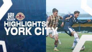 Southend United 0-2 York City - Isuzu FA Trophy Fifth Round