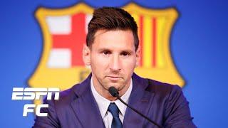 Lionel Messi CONFIRMS a transfer to PSG is a ‘possibility’ in Barcelona press conference | ESPN FC