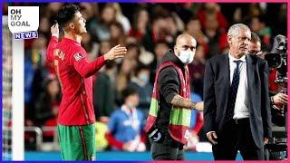 Cristiano Ronaldo's Anger At His Coach After Portugal's Defeat