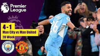 Manchester City vs Manchester United 4-1 Highlights | Premier League 2021/2022