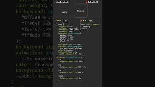 Animated color change CSS loader | HTML | CSS #11 #loader