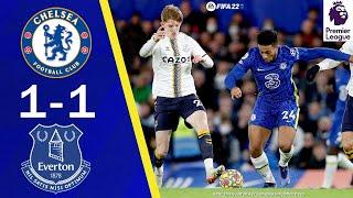 Chelsea vs Everton 1-1 | All Goals & Highlights | Premier League 2021/22 | Matchday 17