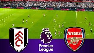 Fulham vs Arsenal LIVE | EPL Premier League 2023 Match | Watch Along & PES Gameplay