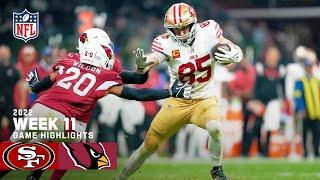 San Francisco 49ers vs. Arizona Cardinals | 2022 Week 11 Game Highlights