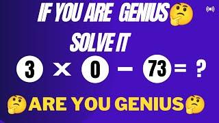 If You Are Genius ????Solve it ????227 #iq #maths #puzzle #genius