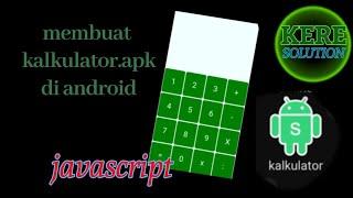 membuat aplikasi kalkulator di hp android