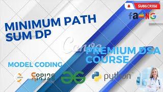 Minimum Path Sum | Minimum Path Sum in Grid | Dynamic Programming | Leetcode 64