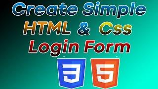 How to Create a Simple Login Form in HTML5 and CSS3|How to Make Easy FORM with HTML and CSS|9TechnoR