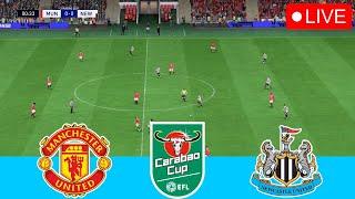 Manchester United vs Newcastle LIVE | FINAL - EFL Carabao Cup 2022/23 | Watch Along & PES