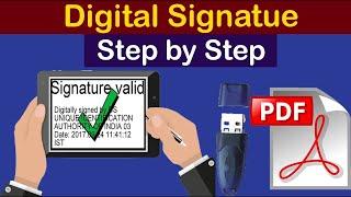 How to Sign Digital Signature on PDF Or Documents | How to Create Digital Signature in PDF |