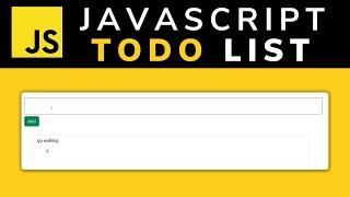 How to create a todo list using javascript