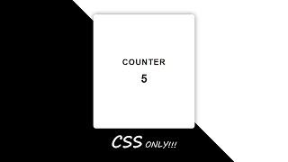 CSS Counter | CSS Animation