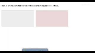 Transitions effects of animated slideshow on mouse hover to display text effect in css3 & HTML5