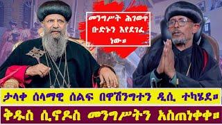 ቅዱስ ሲኖዶስ መንግሥትን አስጠነቀቀ || የቅዱስ ሲኖዶስ መግለጫ