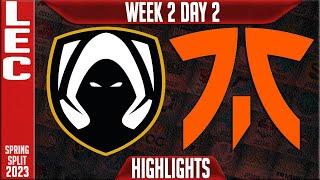 TH vs FNC Highlights | LEC Spring 2023 W2D2 | Team Heretics vs Fnatic