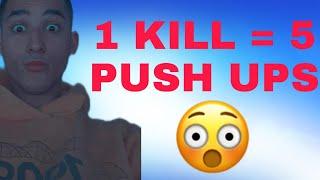 Free Fire 1 Kill = 5 Push ups ακραίο  Challenge ????????????