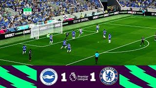 Brighton vs Chelsea 1-1 | Premier League | Match Highlights