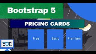 Pricing Cards with Bootstrap 5 | Learn Web Development with | Paandacode Dev