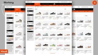 Ecommerce website using html and css | ECOMMERCE WEBSITE Using Html Css And Javascript | Part-2