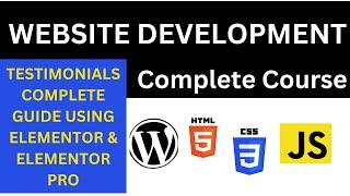 Testimonials tutorial | A Complete Beginner's Guide To Website Development using WordPress in URDU