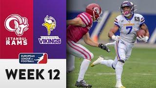 Istanbul Rams @ Vienna Vikings Highlights | Week 12 | Season 2022