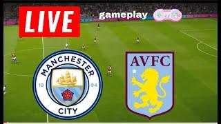 MANCHESTER CITY VS ASTON VILLA LIVE - PREMIER LEAGUE FULL MATCH TODAY GAMEPLAY PES21