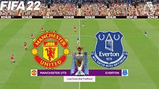 FIFA 22 | Manchester United vs Everton - 2021/22 English Premier League Season - Full Gameplay