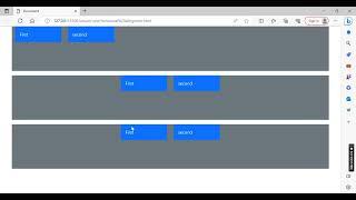 Lesson 6 Bootstrap Horizontal alignment