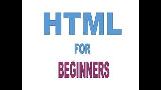 Learn HTML for beginners step by step