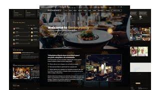 Complete Responsive Restaurant Website Using HTML CSS and BOOTSTRAP