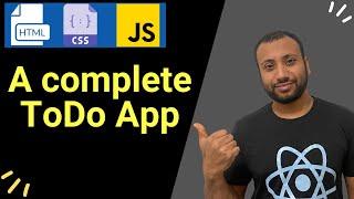 javascript bangla tutorial 94 : mini project 5 | A complete todo App