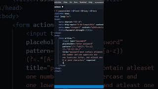 Password ???? strength using only HTML #shorts #html #html5 #shortvideo