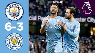 Manchester City vs Leicester City 6-3 | All Goals & Highlights | Premier League 21/22 | Matchday 19