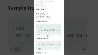 HackerRank | 1 Week Preparation Kit | Counting Sort 1 hackerrank solution in python | Day 2