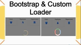 bootstrap loader | bootstrap spinner | Custom Loader | spinner | #biharideveloper