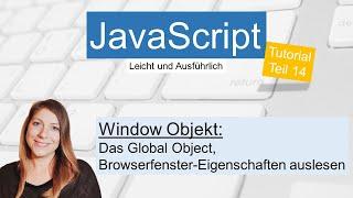 Window Objekt, JavaScript Tutorial deutsch Teil 14