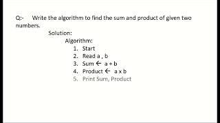 What is Algorithm in C Programming in Hindi | What is algorithm in C with example? | Algorithm in C