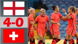 England vs Switzerland Highlights & All Goals | Friendly International Women (6/30/2022)