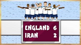 6-2! ENGLAND vs IRAN (World Cup 2022 Highlights Goals Bellingham Rashford Kane not Saka)