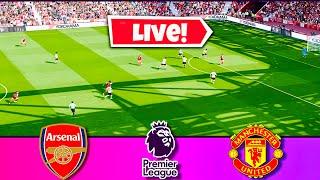 ARSENAL vs MANCHESTER UNITED LIVE | Premier League 2022-23 | Watch Along & Pes21 Gameplay