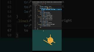 How to Make virus shape  in HTML and CSS (Short tutorial) #short video #html #css