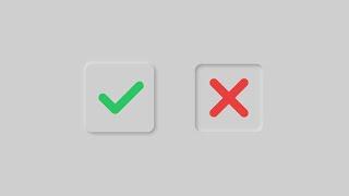 Neumorphism CheckBox CSS | Neumorphism CSS Tutorial