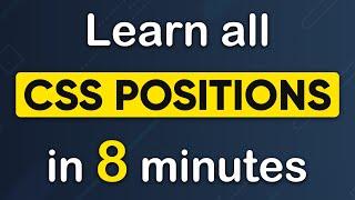 Learn CSS Position FAST - WATCH THIS | CSS Positioning Tutorial 2022