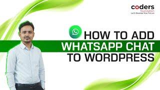 How to Add WhatsApp Chat to WordPress Website | WordPress Bangla Tutorial