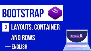 Bootstrap Tutorial in English| Layouts, container and row| Bootstrap 5 Tutorial in English| Layouts