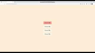 4 simple button hover effects using HTML and CSS